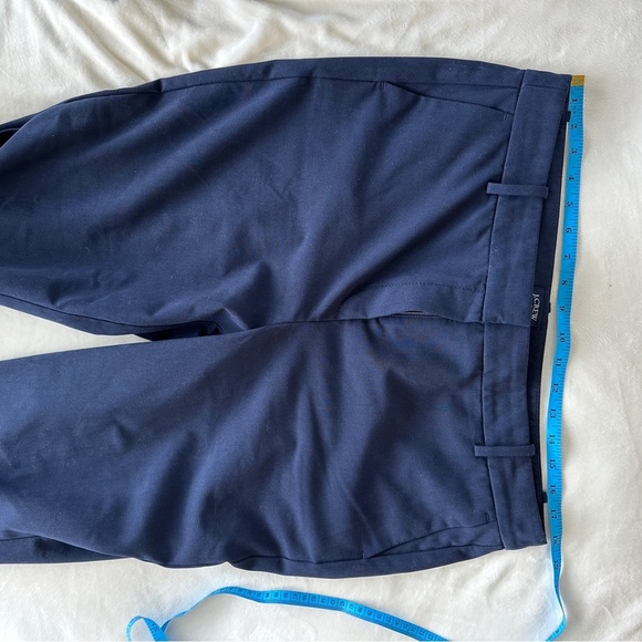 J. Crew Ruby Crop Pant Women’s Size 14 Navy Blue Slim Fit Dress Pants - Picture 9 of 9